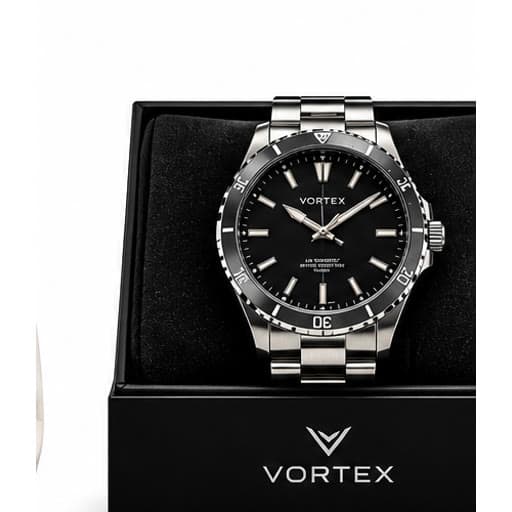Vortex Steel dive watch