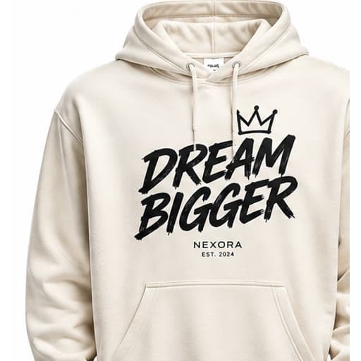 Nexora Dream Bigger hoodie